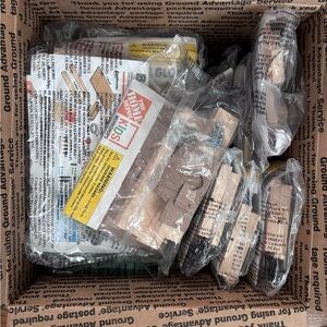 NWT set of 12 random Wood Building Kit Set for Kids Home Depot Lowe’s